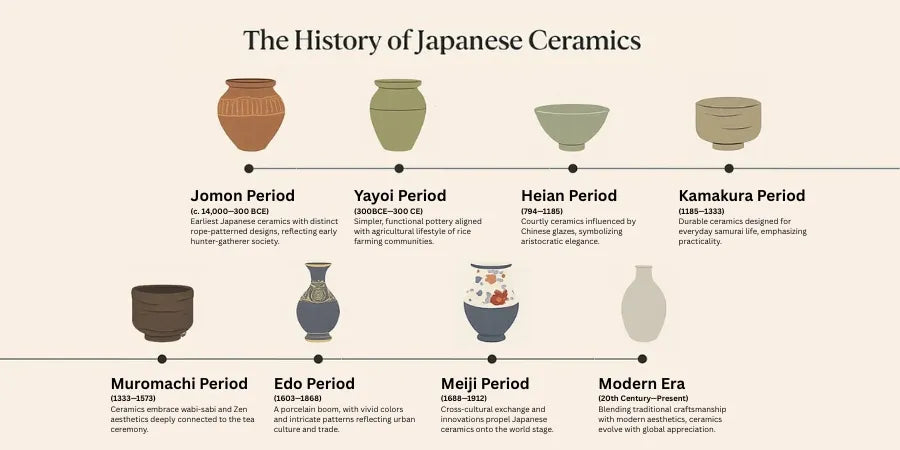 The Rich History of Japanese Ceramics: From Ancient Clay to Art