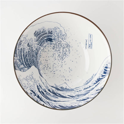 The Great Wave Mino Ware Porcelain Tableware Set - ZenwareCrafts