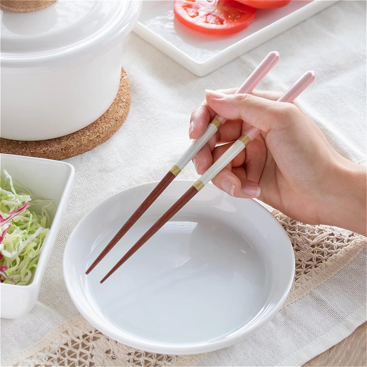 ISHIDA Eternal Knot Chopsticks and Rests Set - ZenwareCrafts