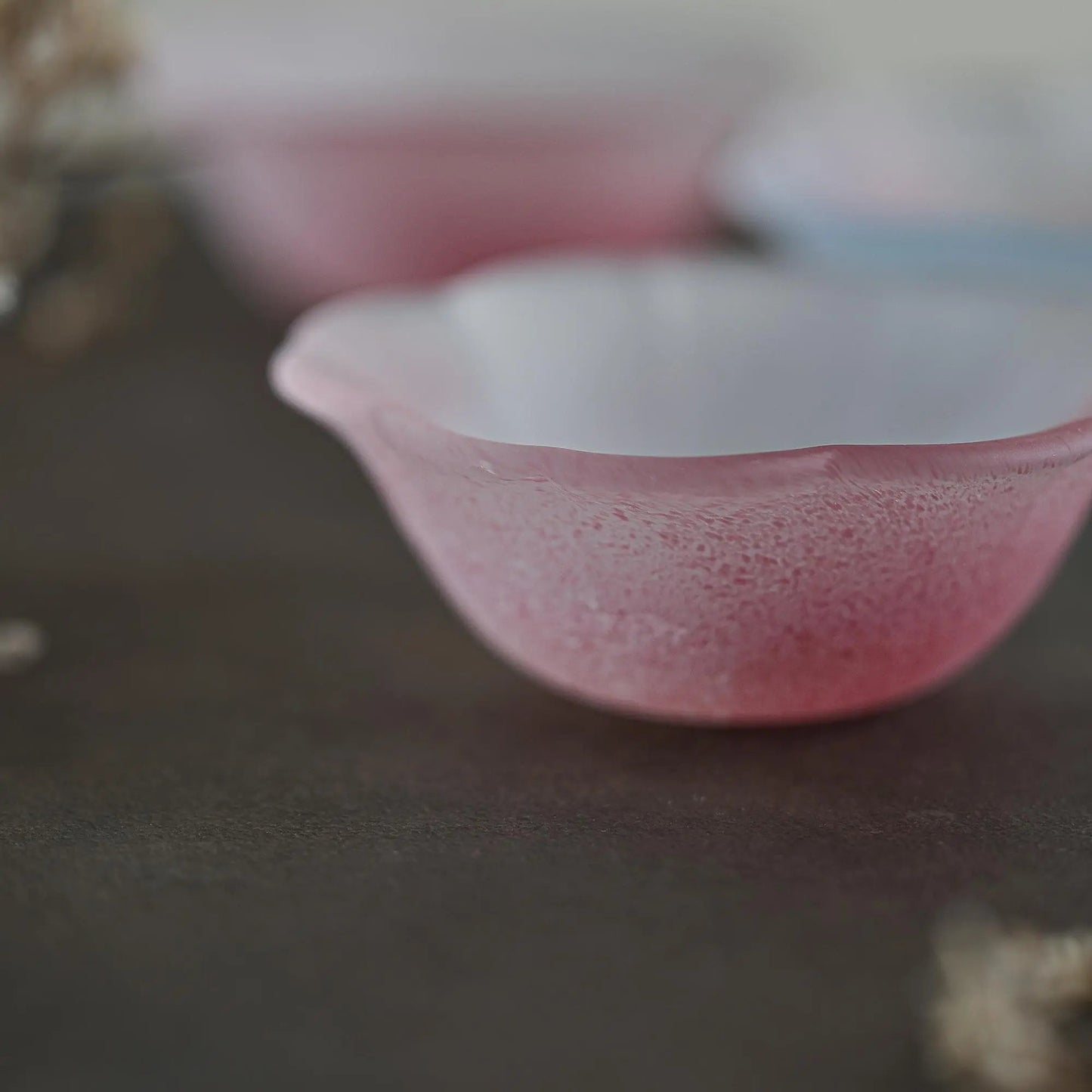 Sakura Sake Glass/Side Dish Collection - Multi Color Cherry Blossom - ZenwareCrafts