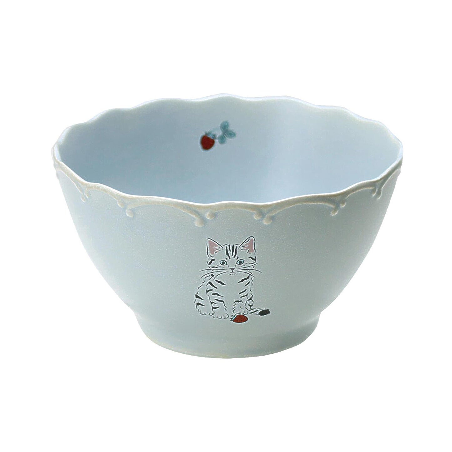 Trio Cat Eco-Friendly Recycled Clay Porcelain Bowl - ZenwareCrafts
