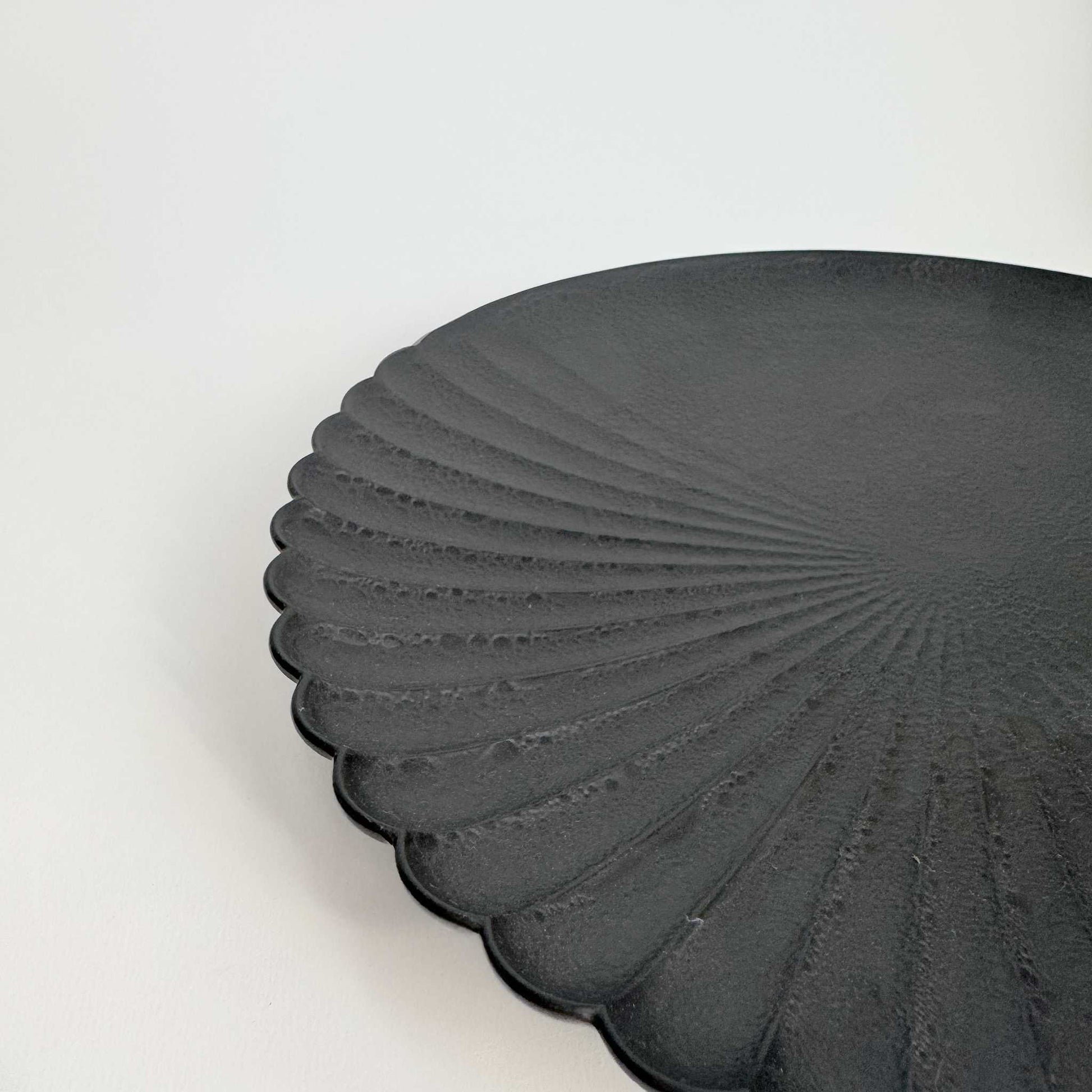 Ocean Bubble Handmade Plate Set - Black - ZenwareCrafts