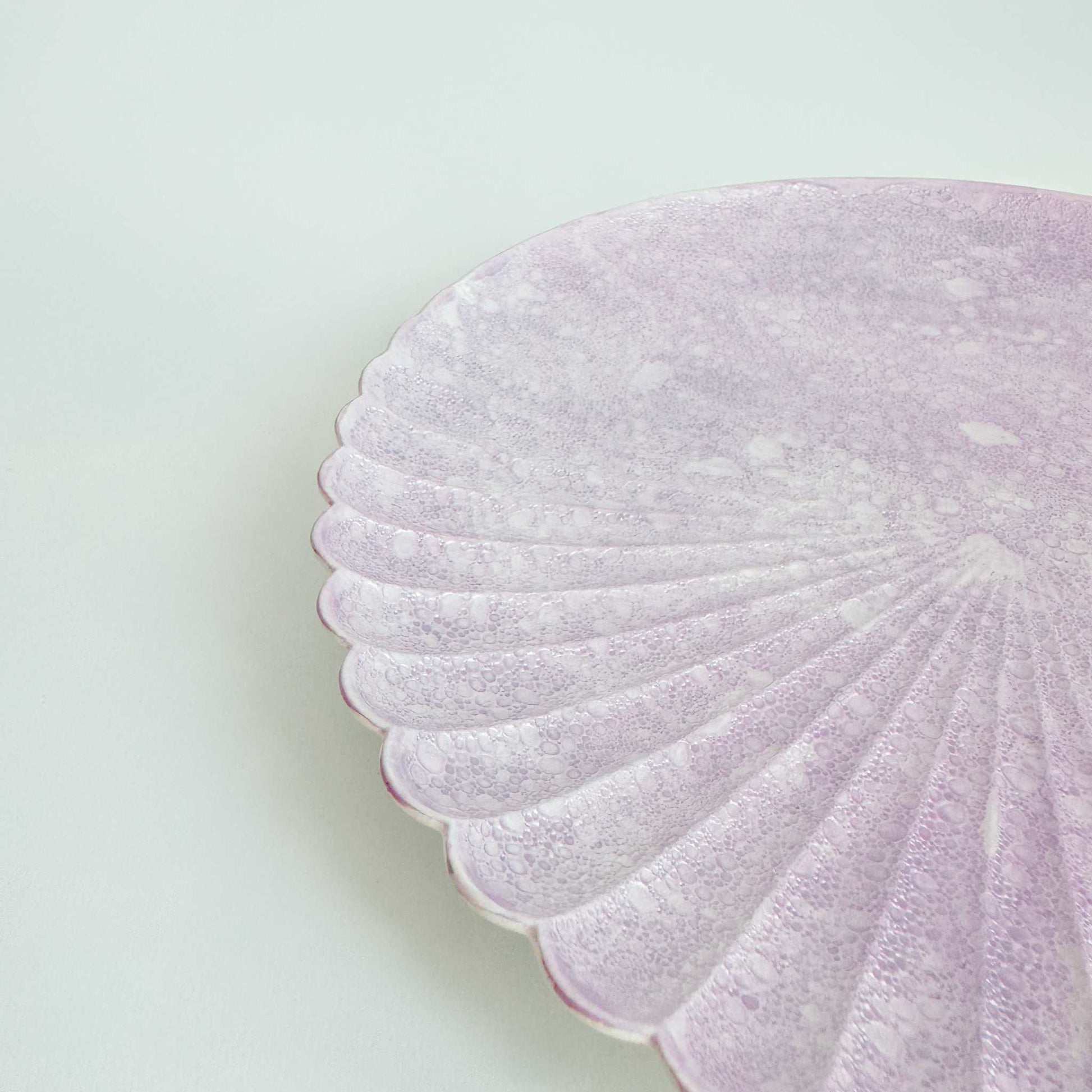 Ocean Bubble Handmade Plate - Large 9.0 in Purple - ZenwareCrafts