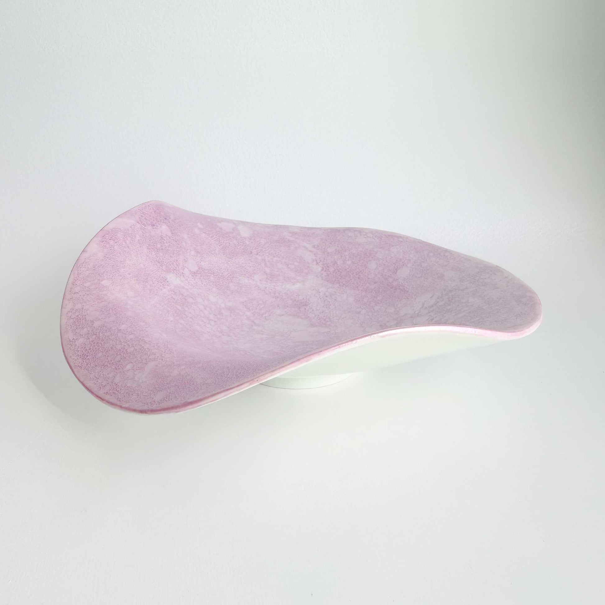 Ocean Bubble Handmade Curvy Bowl - Purple - ZenwareCrafts