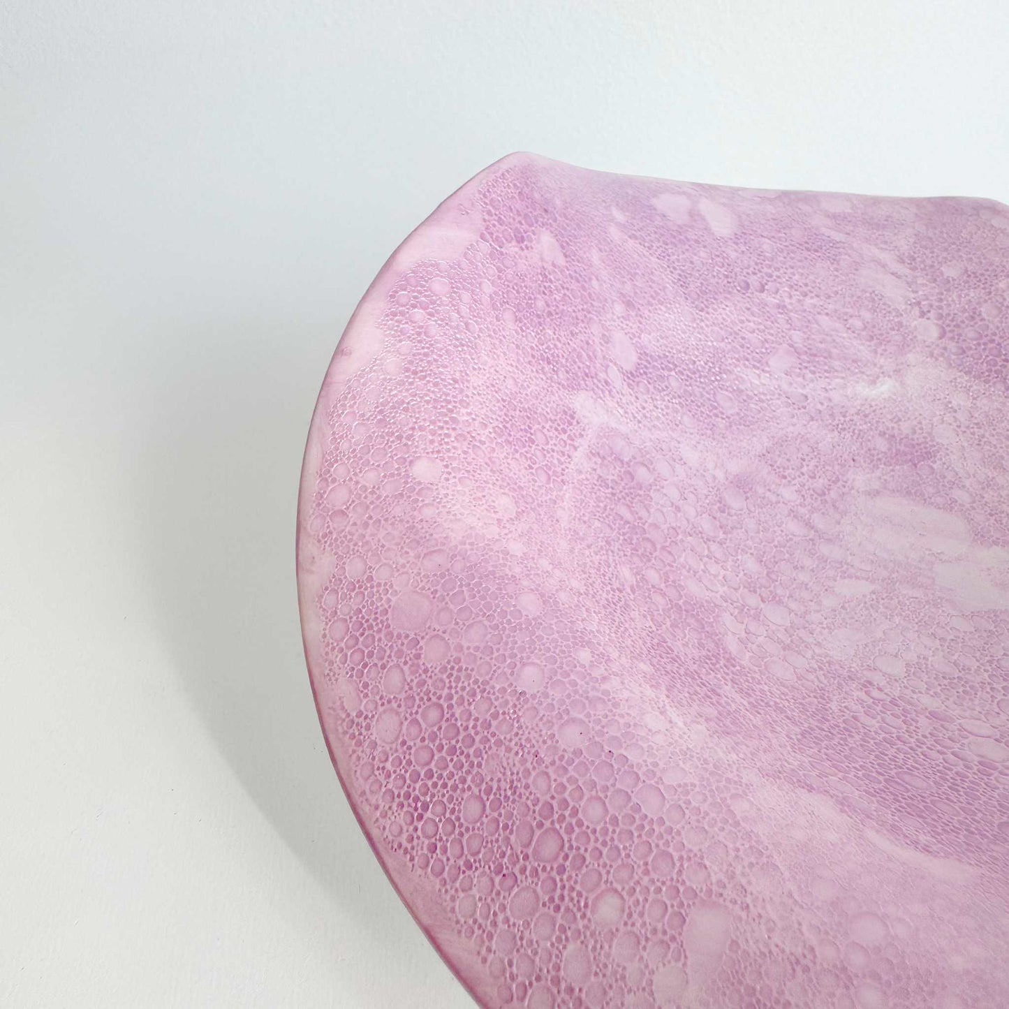 Ocean Bubble Handmade Curvy Bowl - Purple - ZenwareCrafts