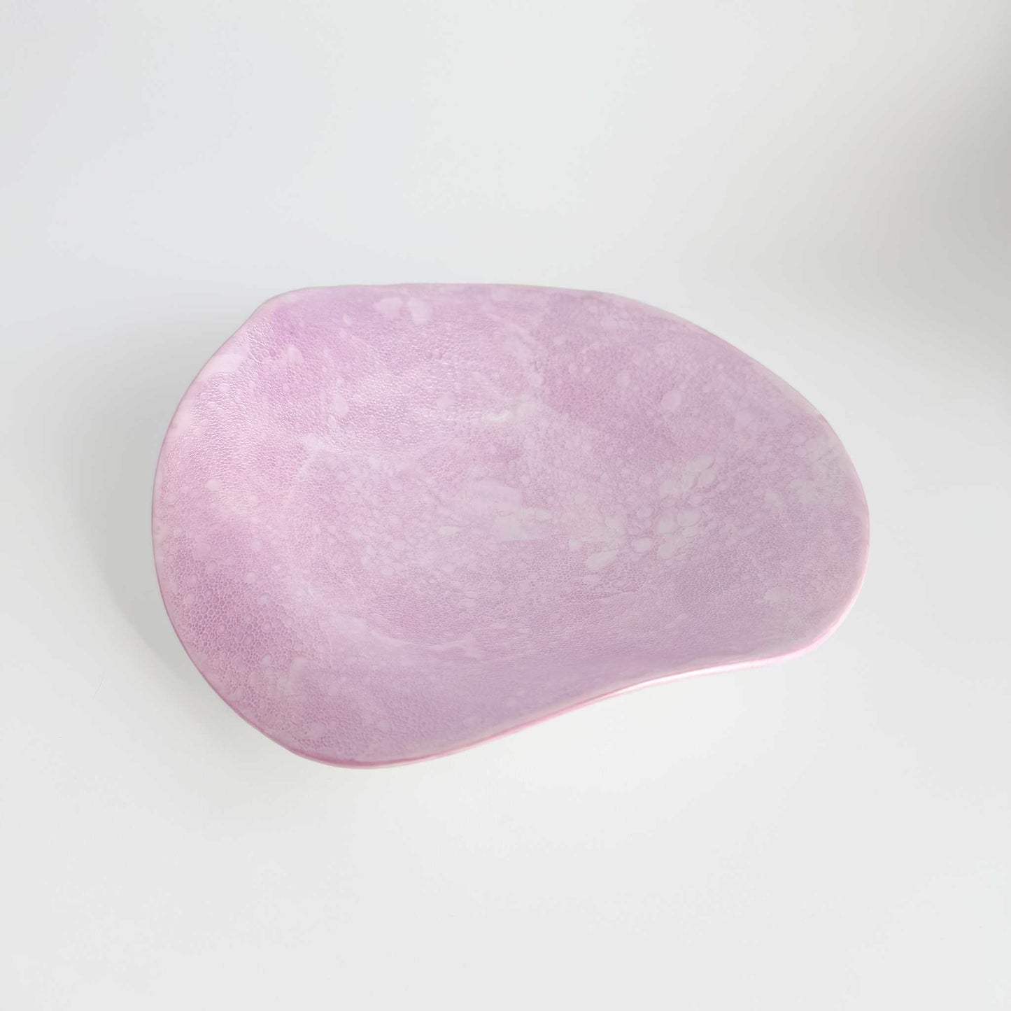 Ocean Bubble Handmade Curvy Bowl - Purple - ZenwareCrafts