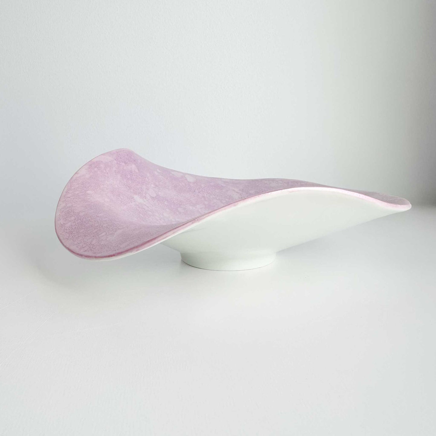 Ocean Bubble Handmade Curvy Bowl - Purple - ZenwareCrafts