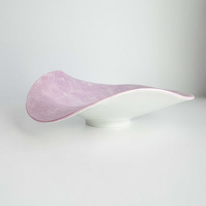 Ocean Bubble Handmade Curvy Bowl - Purple - ZenwareCrafts