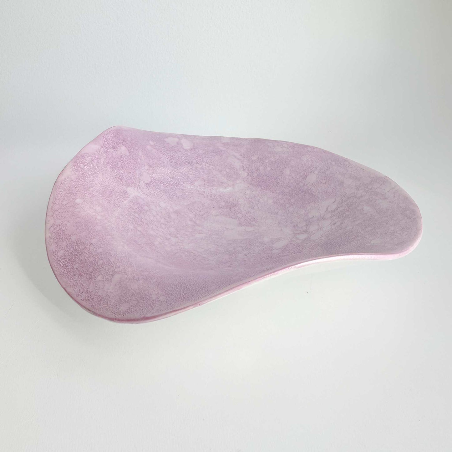 Ocean Bubble Handmade Curvy Bowl - Purple - ZenwareCrafts