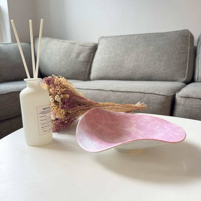 Ocean Bubble Handmade Curvy Bowl - Purple - ZenwareCrafts
