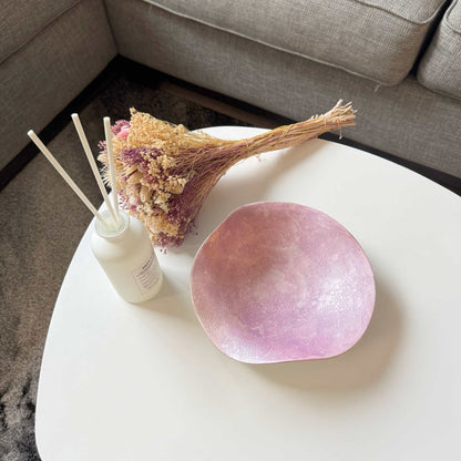 Ocean Bubble Handmade Curvy Bowl - Purple - ZenwareCrafts