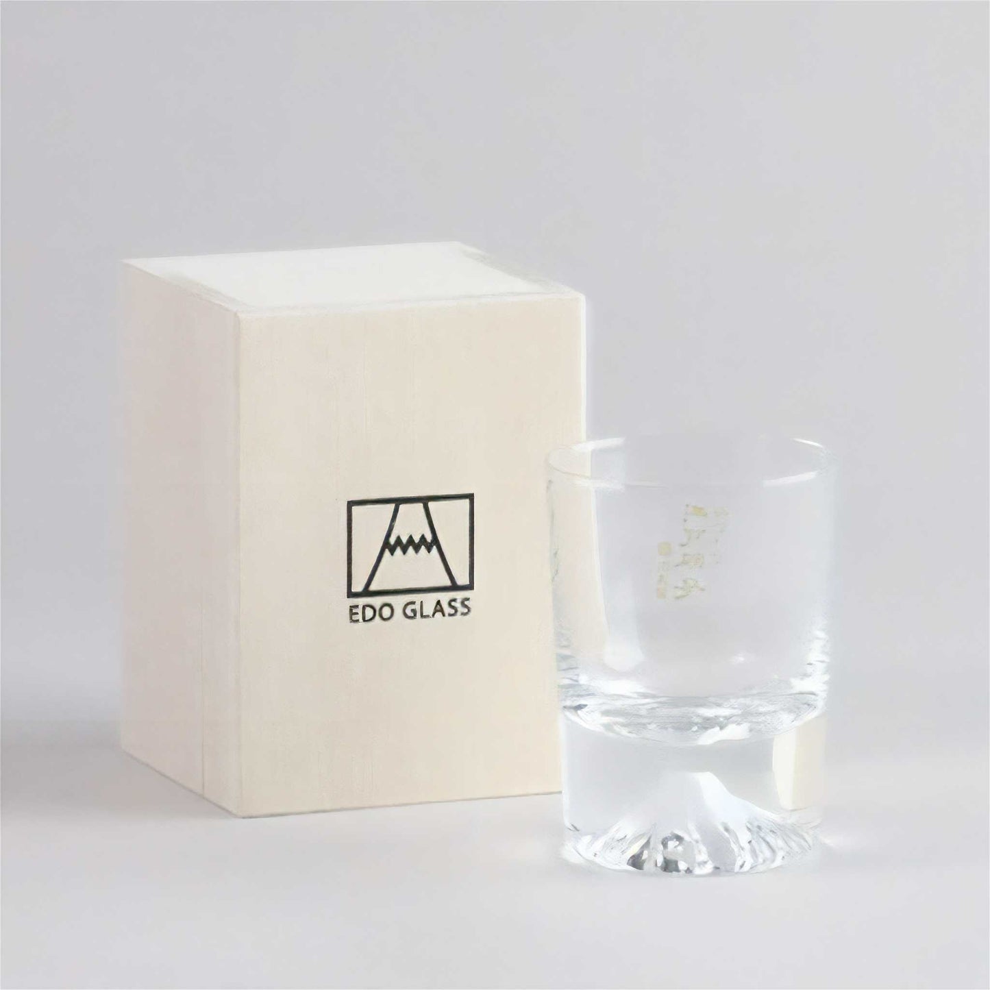 Mt. Fuji Double Shot Glass by Tajima Glass - ZenwareCrafts