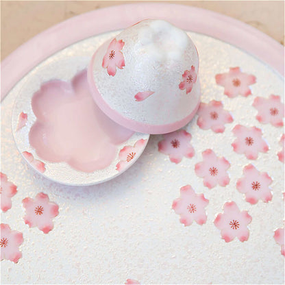 Cherry Blossom Handmade Tea Cup - ZenwareCrafts
