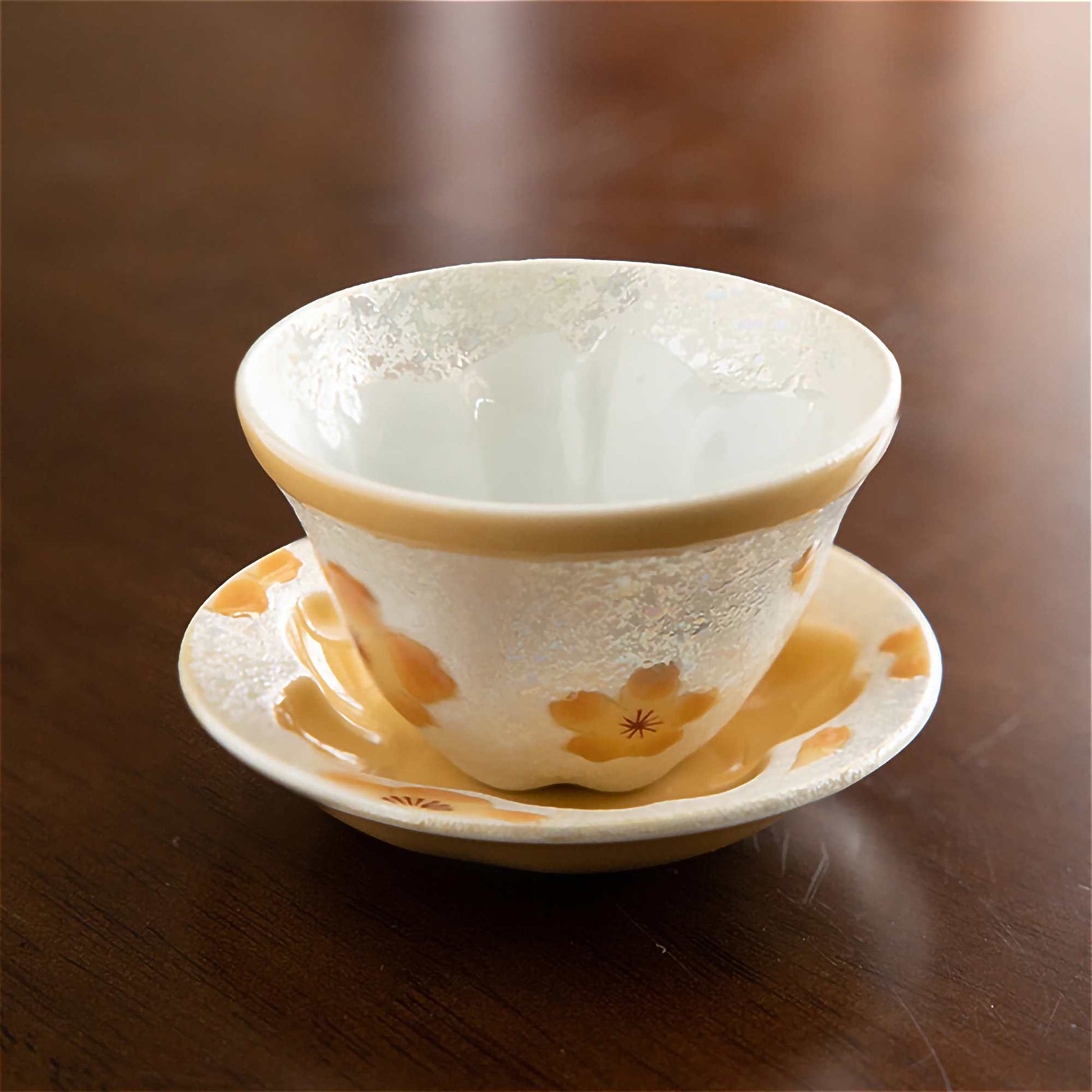 Cherry Blossom Handmade Tea Cup - ZenwareCrafts