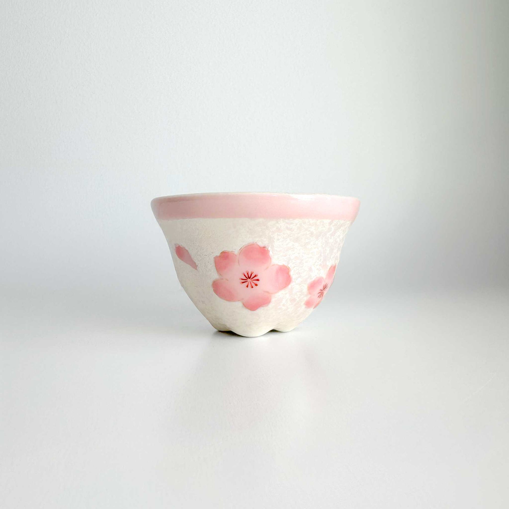 Cherry Blossom Handmade Tea Cup - ZenwareCrafts