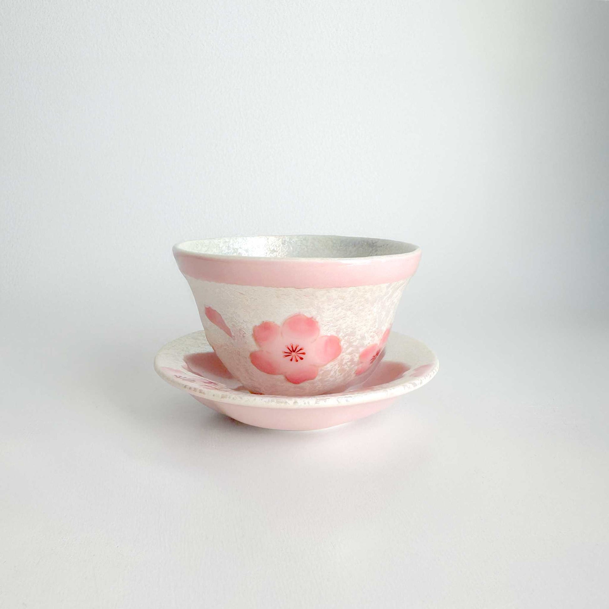 Cherry Blossom Handmade Tea Cup - ZenwareCrafts
