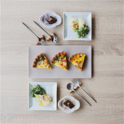 Matte Hasami Ware Handmade Rectangle Plate - ZenwareCrafts