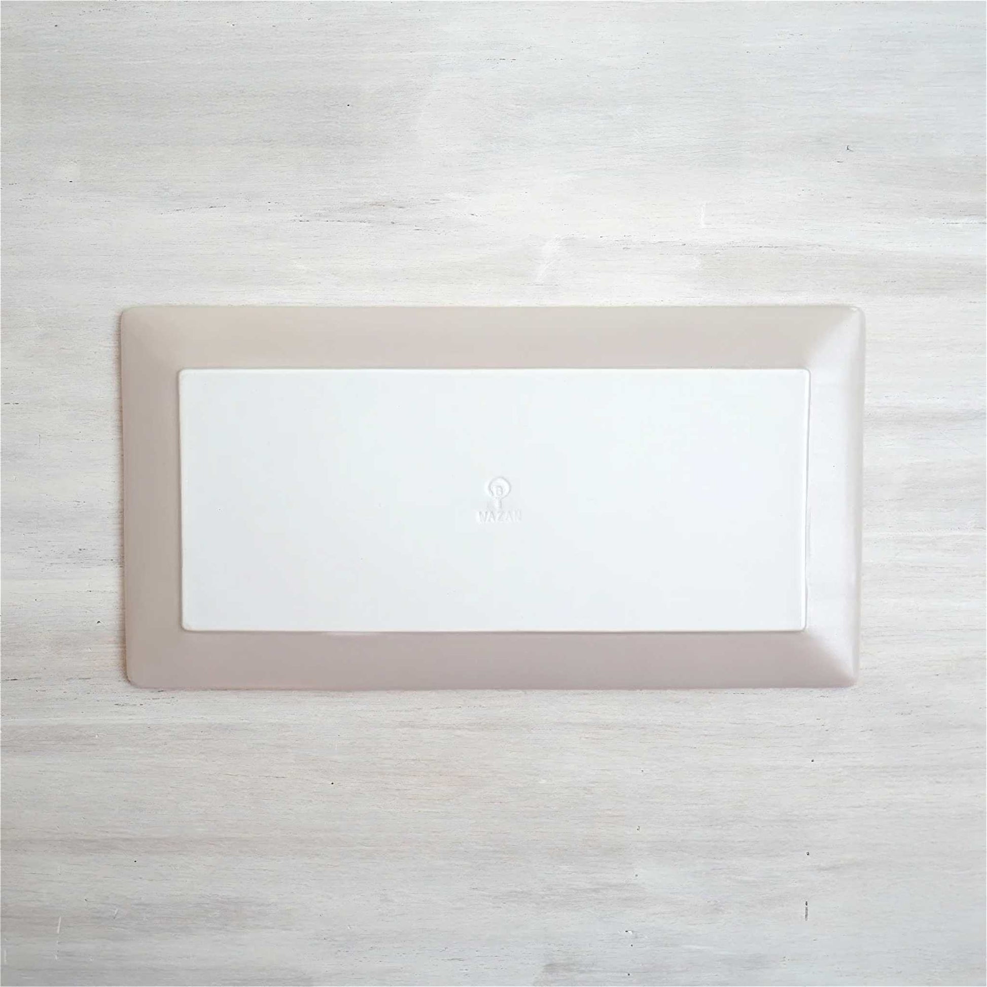 Matte Hasami Ware Handmade Rectangle Plate - ZenwareCrafts