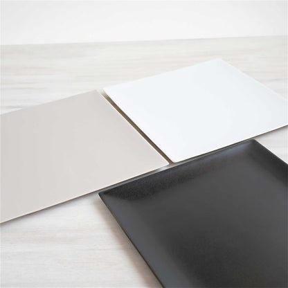 Matte Hasami Ware Handmade Square Plate - ZenwareCrafts