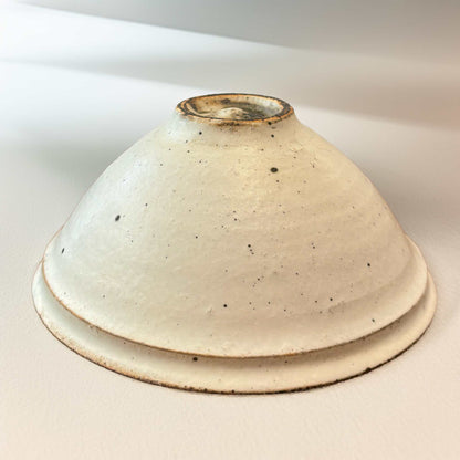 Kohiki Handmade Flared-Rim Bowl by Takashi Sogo - [Limited Qty] - ZenwareCrafts