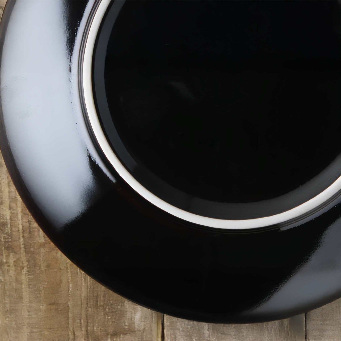 Tsudoi Iron Maroon Serving Bowl by Rina Ono - ZenwareCrafts