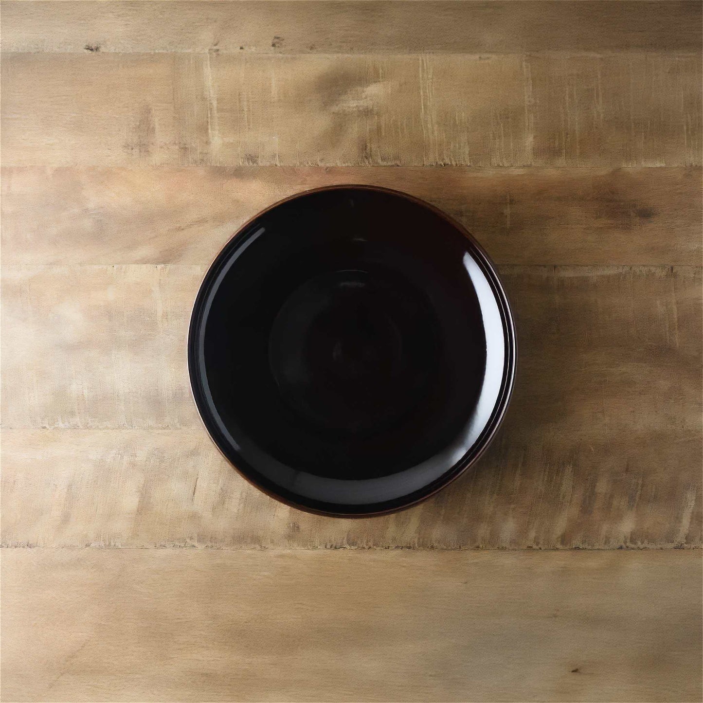 Tsudoi Iron Maroon Serving Bowl by Rina Ono - ZenwareCrafts