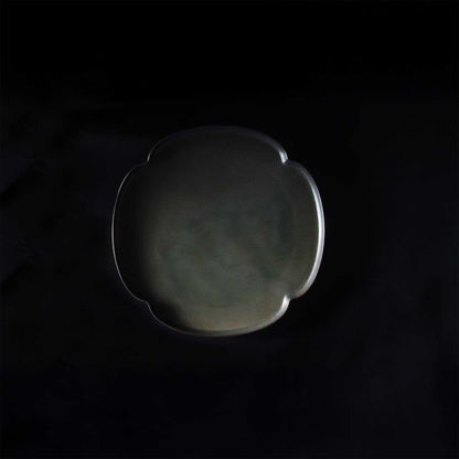 Tsudoi Iron Black Plate by Rina Ono - ZenwareCrafts