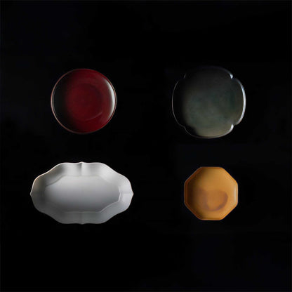Tsudoi Iron Black Plate by Rina Ono - ZenwareCrafts