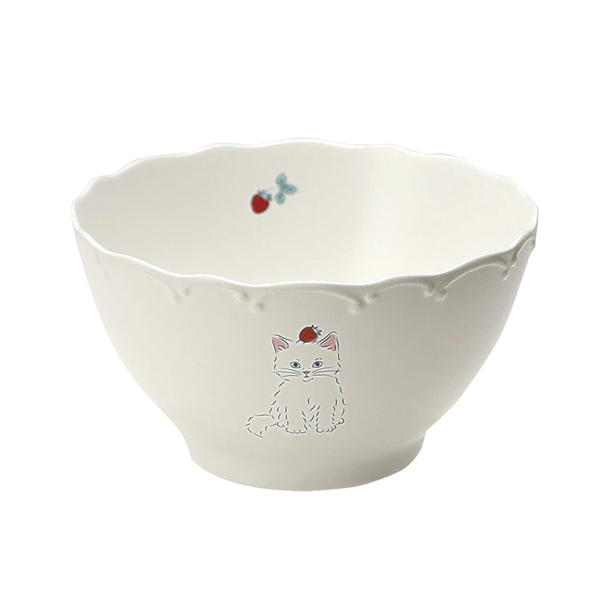 Trio Cat Eco-Friendly Recycled Clay Porcelain Bowl - ZenwareCrafts