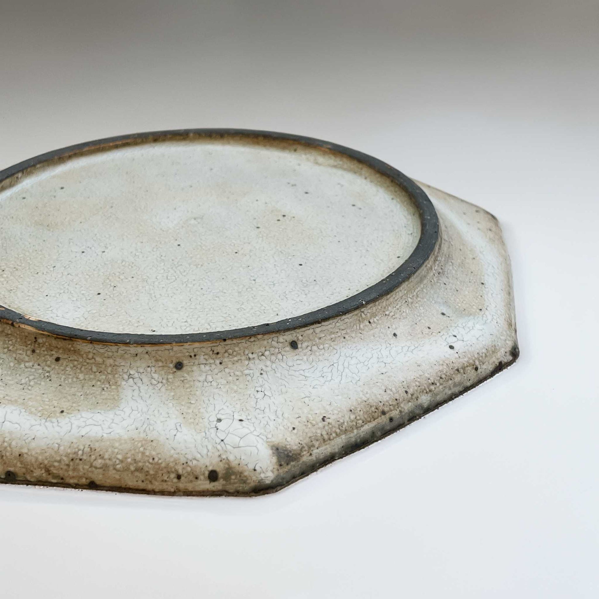 Kohiki Handmade Octagonal Plate by Takashi Sogo - [Limited Qty] - ZenwareCrafts