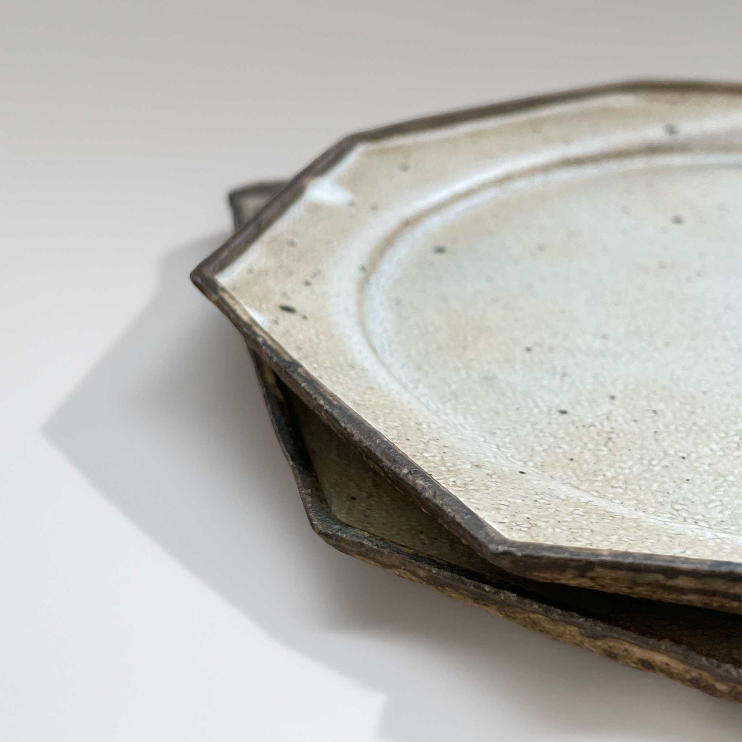 Kohiki Handmade Octagonal Plate by Takashi Sogo - [Limited Qty] - ZenwareCrafts