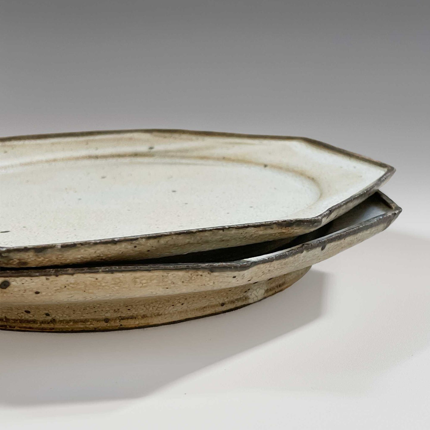 Kohiki Handmade Octagonal Plate by Takashi Sogo - [Limited Qty] - ZenwareCrafts