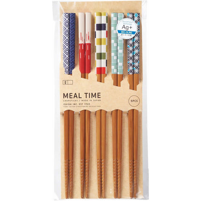 ISHIDA 5-Pair Chopsticks Set - ZenwareCrafts