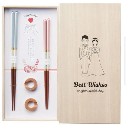 ISHIDA Eternal Knot Chopsticks and Rests Set - ZenwareCrafts
