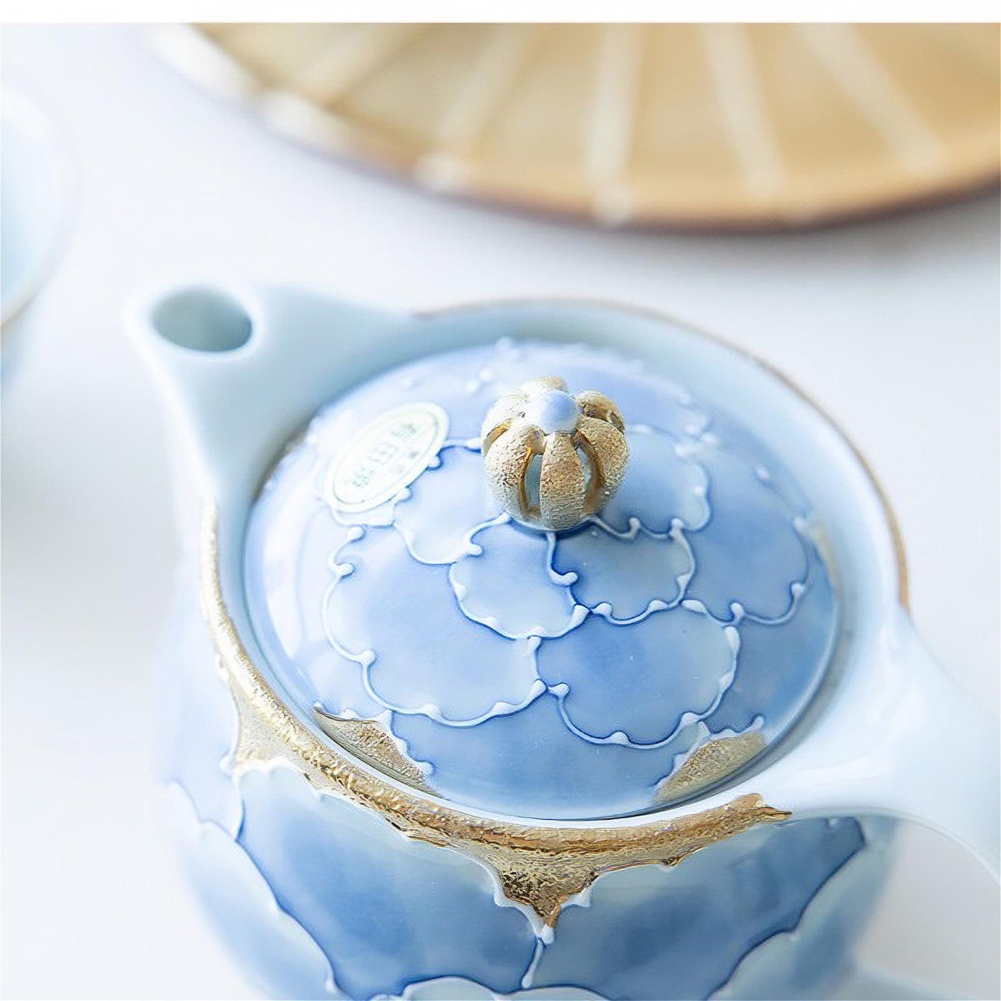 Peony Arita Ware Handmade Teapot and Cup Set - ZenwareCrafts