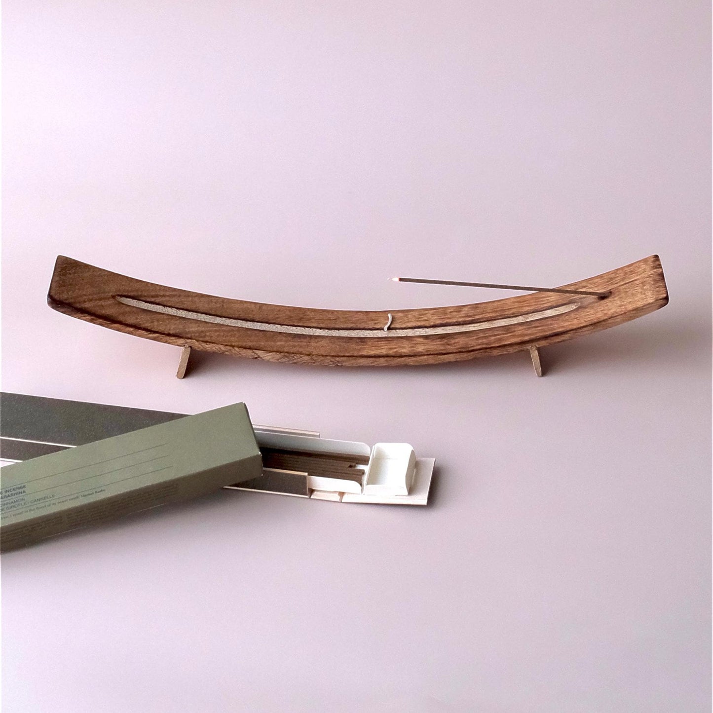 Wood Incense Holder - ZenwareCrafts