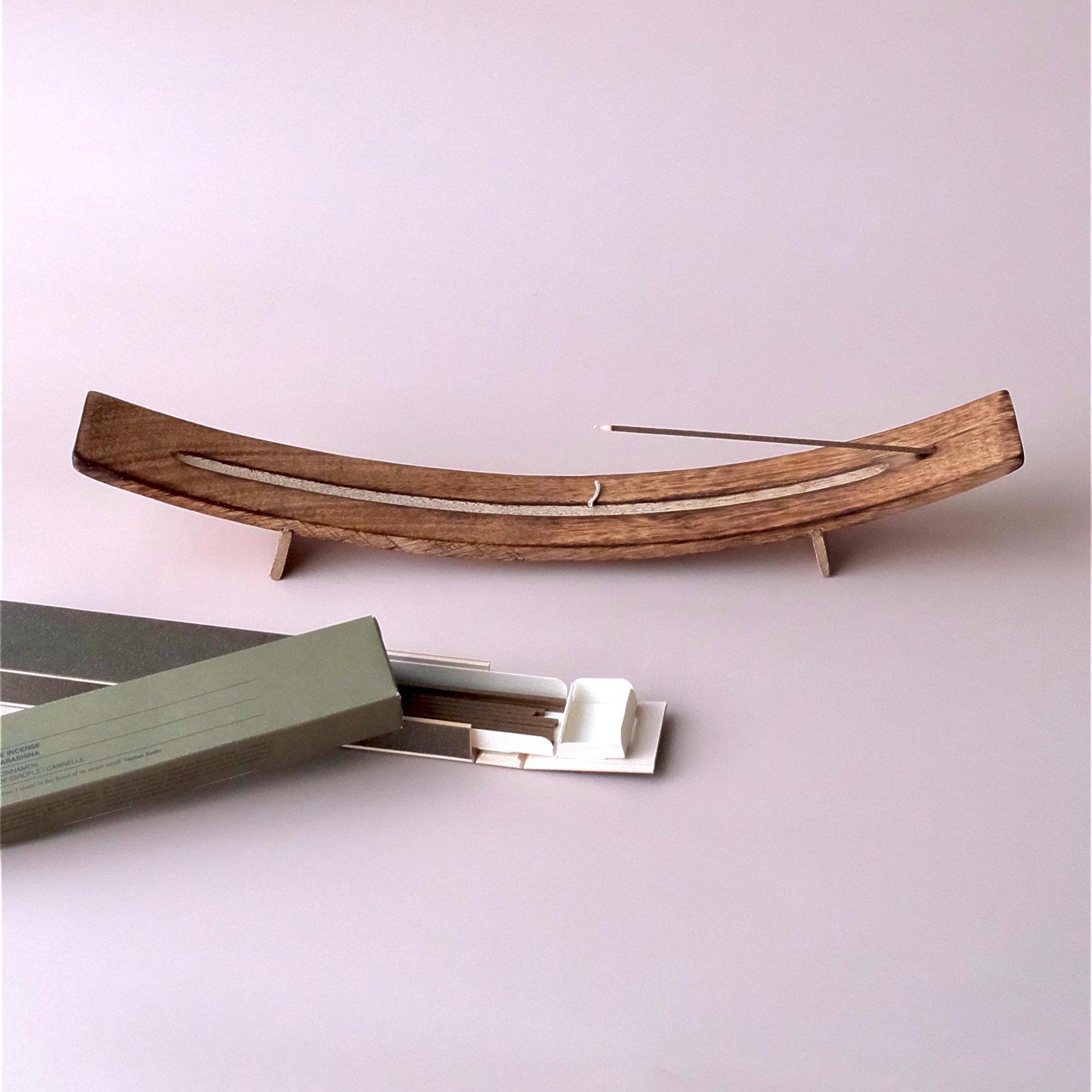 Wood Incense Holder - ZenwareCrafts