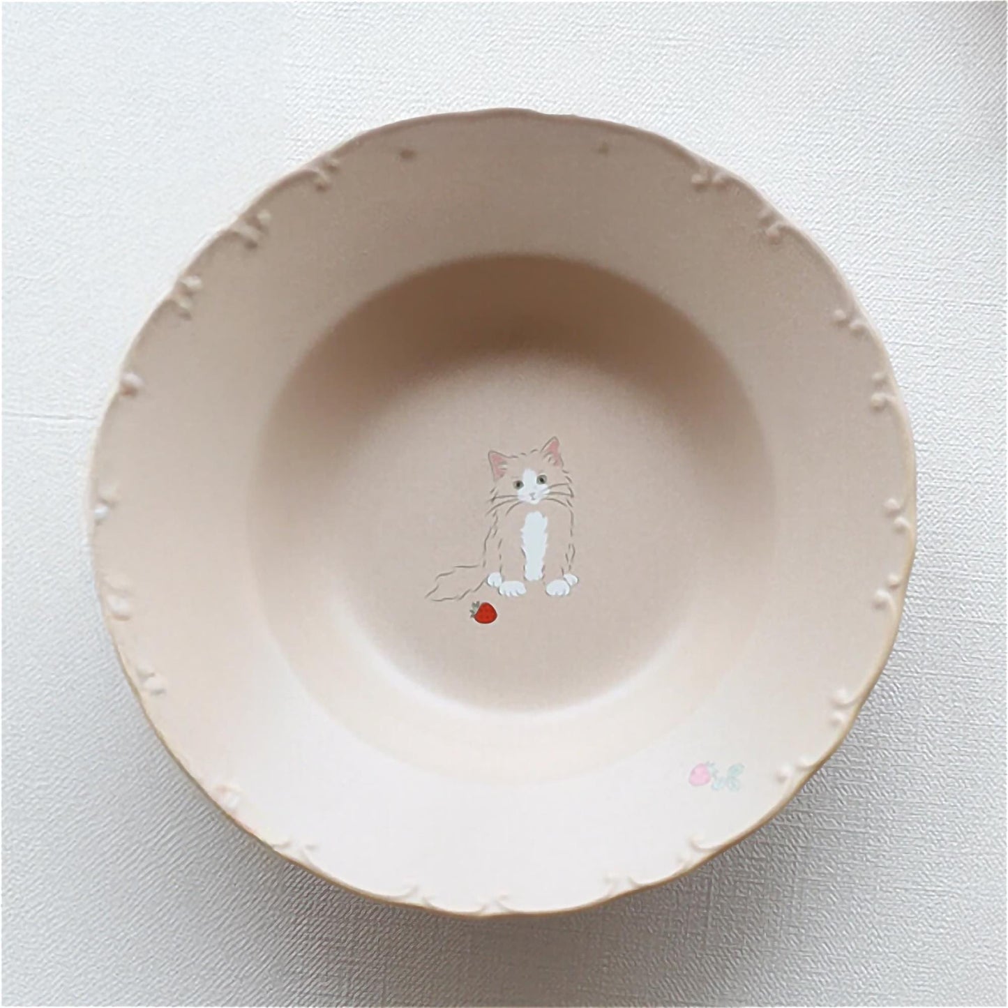 Trio Cat Eco-Friendly Recycled Clay Porcelain Pasta Plate - ZenwareCrafts