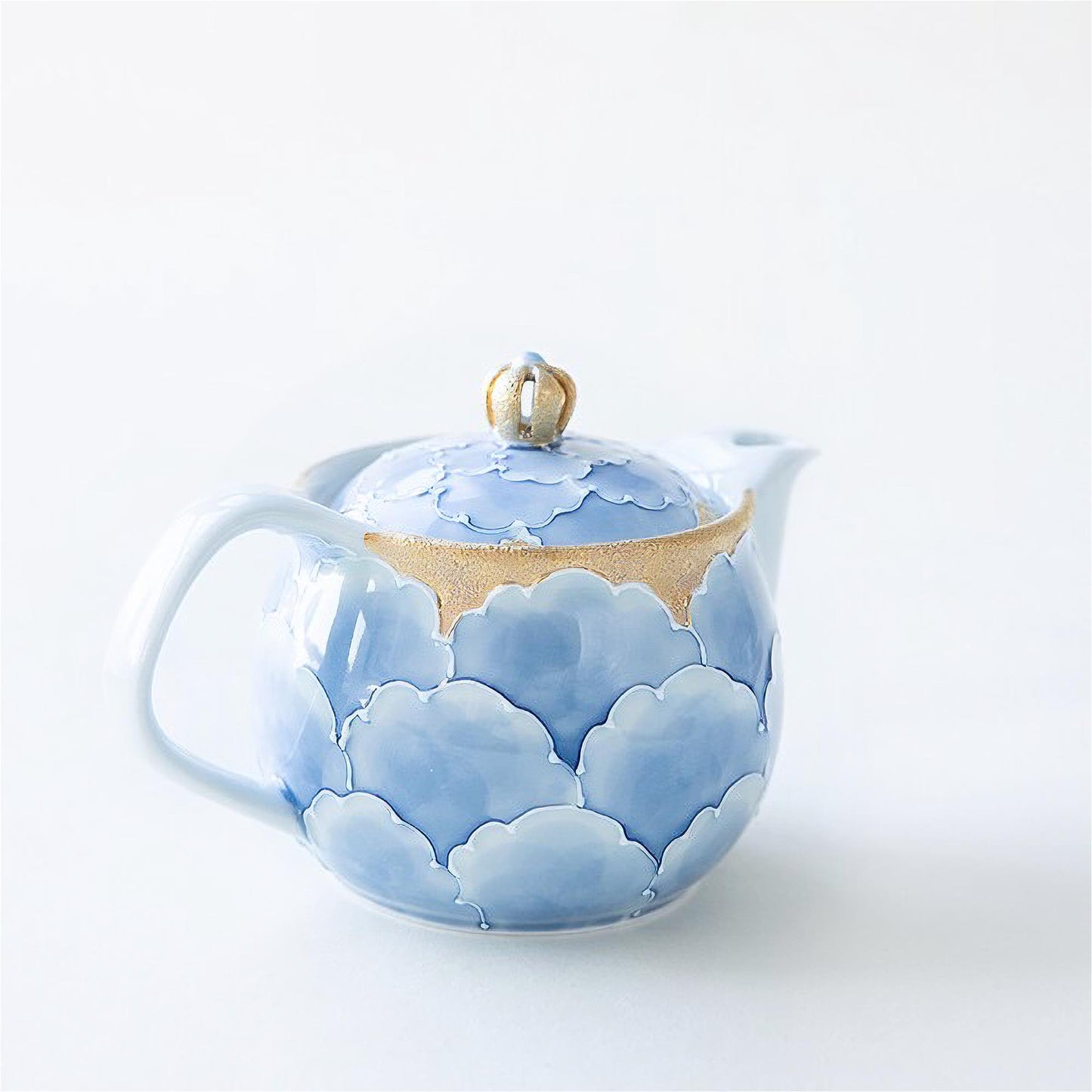 Peony Arita Ware Handmade Teapot and Cup Set - ZenwareCrafts