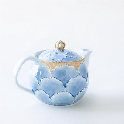 Peony Arita Ware Handmade Teapot and Cup Set - ZenwareCrafts