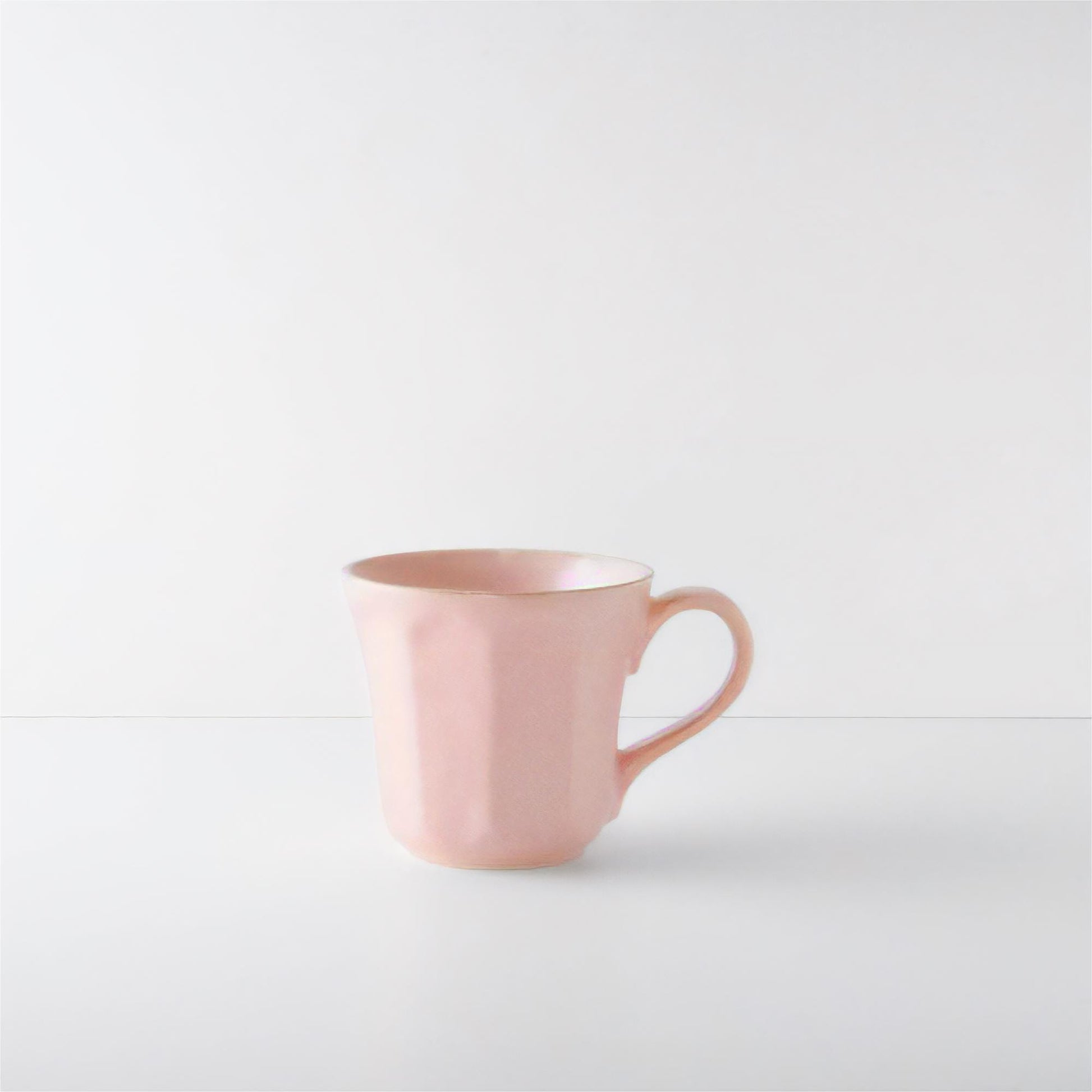 Kaneko Kohyo Rinka Handmade Mug with Saucer - Pink - ZenwareCrafts