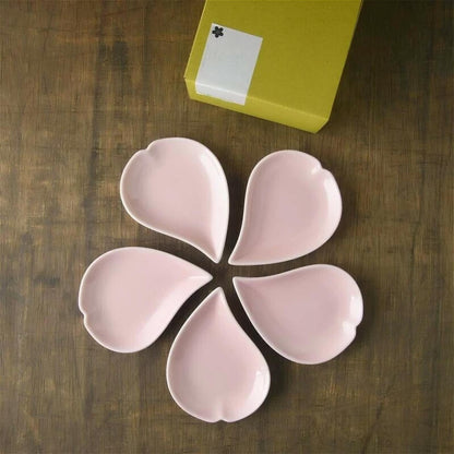 Cherry Blossom Porcelain Plate Set - ZenwareCrafts