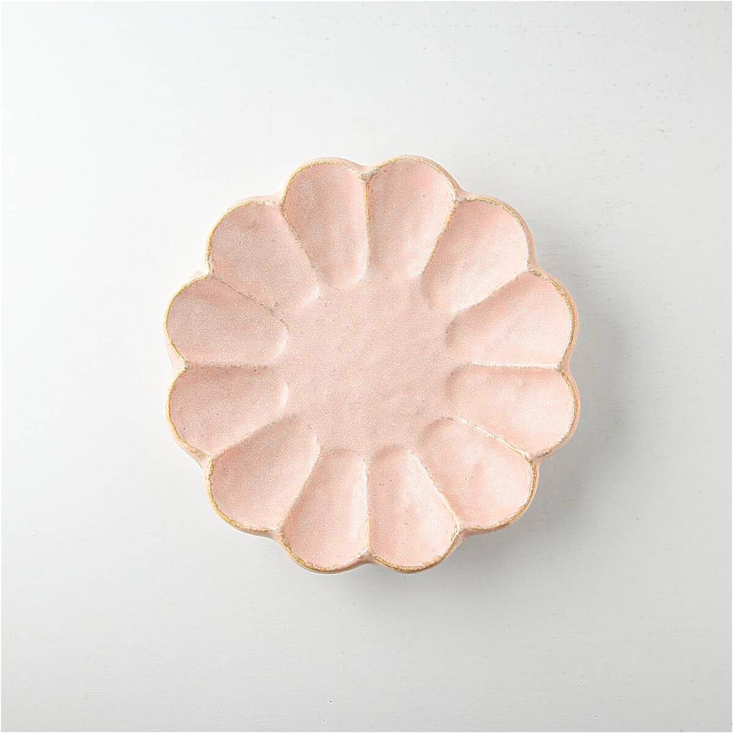 Kaneko Kohyo Rinka Handmade Plate - Pink - ZenwareCrafts