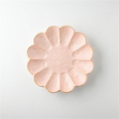 Kaneko Kohyo Rinka Handmade Plate - Pink - ZenwareCrafts