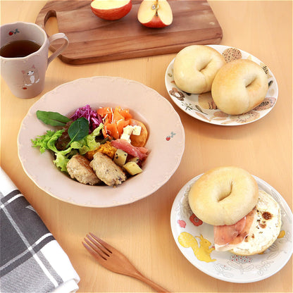 Trio Cat Eco-Friendly Recycled Clay Porcelain Pasta Plate - ZenwareCrafts