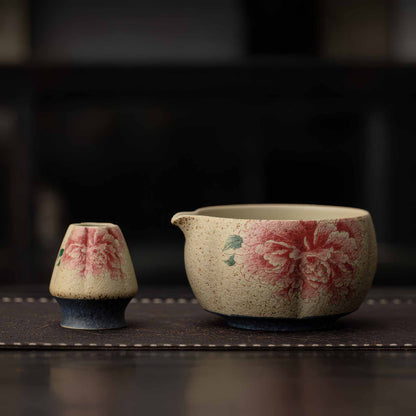 A Handcrafted matcha bowl set, made from high-quality, durable, and non-toxic materials.
