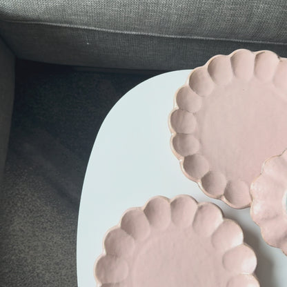 Kaneko Kohyo Rinka Handmade Plate - Pink